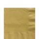 Gold Paper Lunch Napkins, 6.5in, 100ct